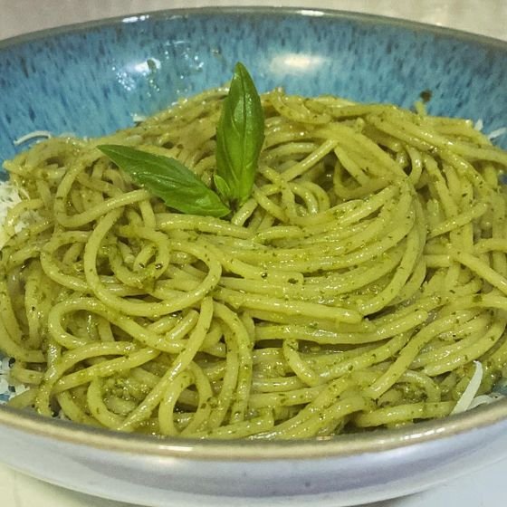 Spaghetti al pesto